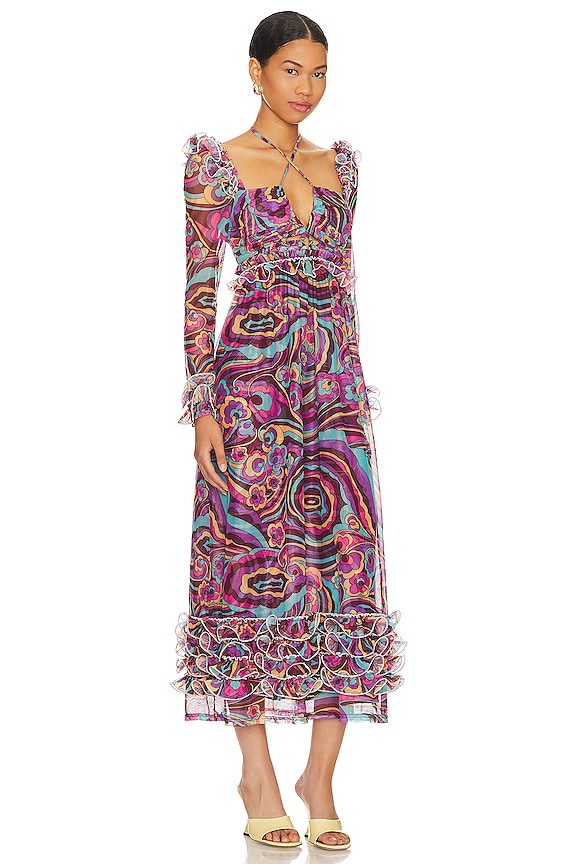 view 2 of 3 Plumbago Midi Dress in Multi