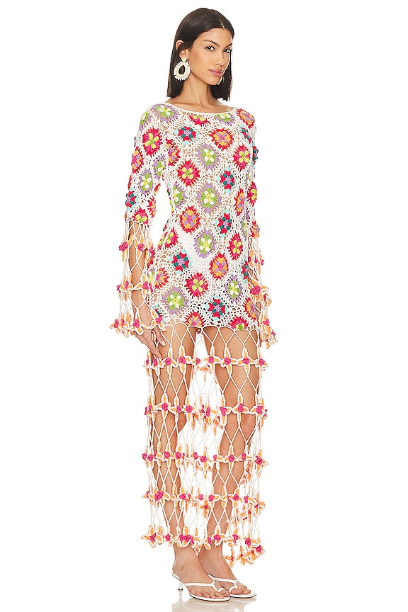 view 2 of 4 ROBE MI-LONGUE THALIA in Multi