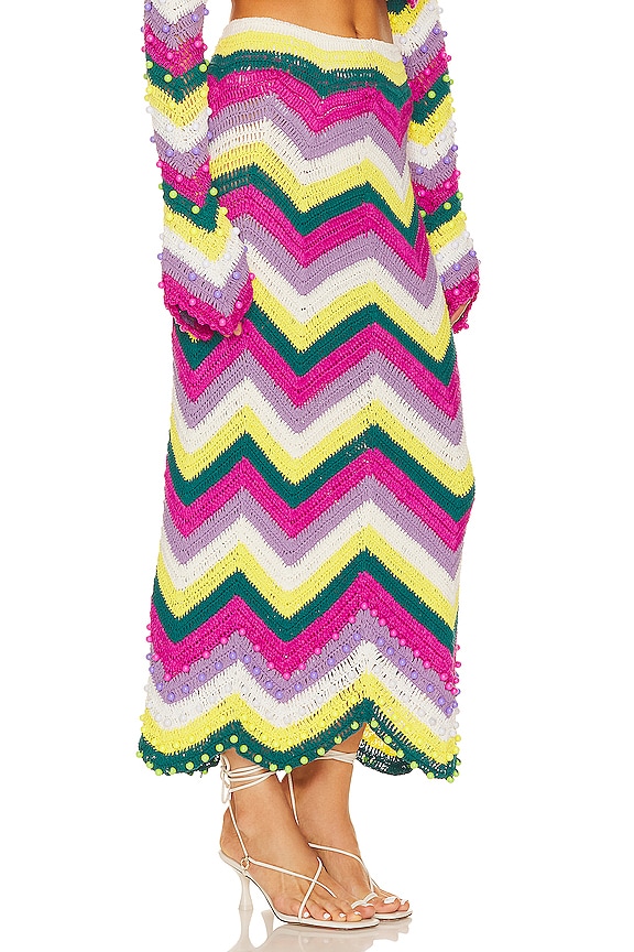 view 2 of 5 JUPE MIDI BALEARIC in Multi