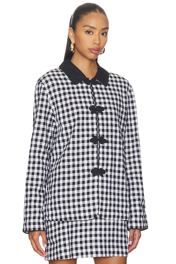 Ciao Lucia Anja Jacket in Black & White Gingham | REVOLVE