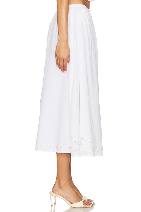 view 2 of 6 Izar Skirt in White