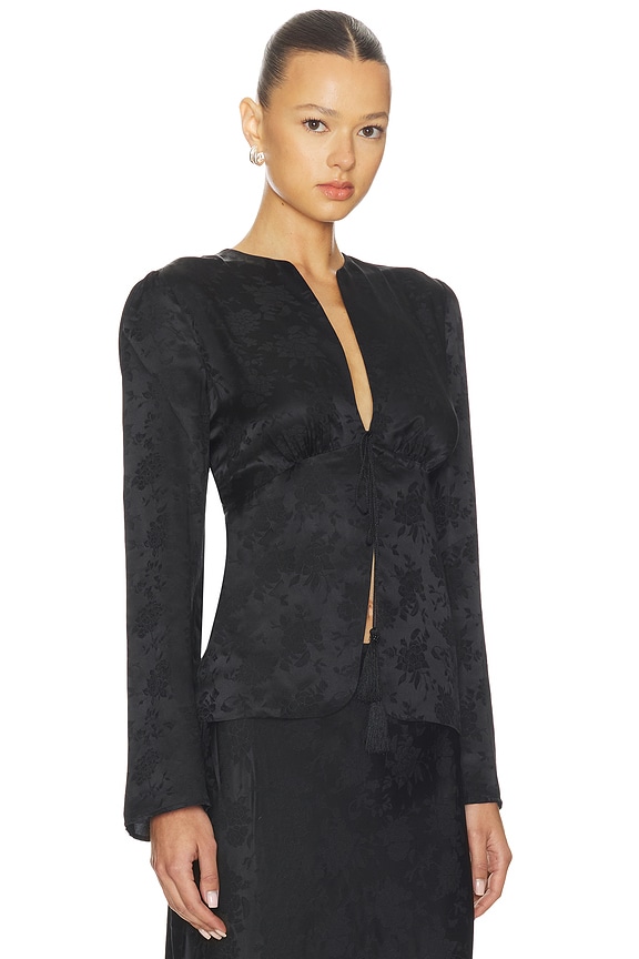 view 2 of 5 Jorgina Top in Black