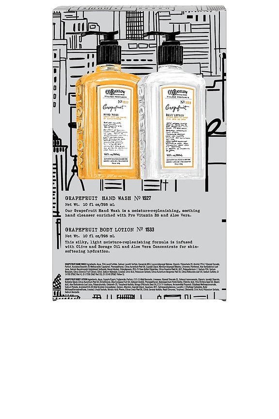 view 2 of 5 Grapefruit Hand Wash & Body Lotion Apothecary Box Set in 