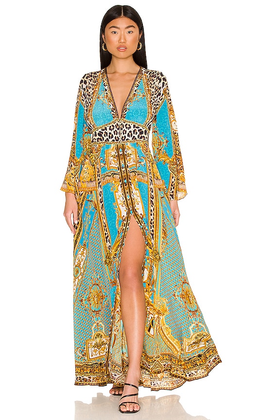 view 1 of 4 Kimono Sleeve Dress in Dripping in Dripping in Decadence