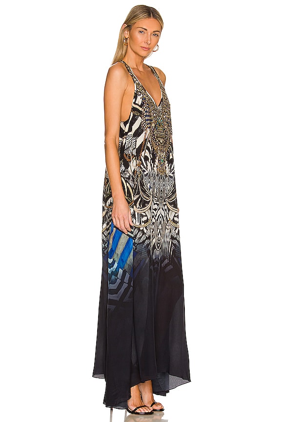 view 2 of 4 V Neck Racerback Dress in Knight Of The Wild