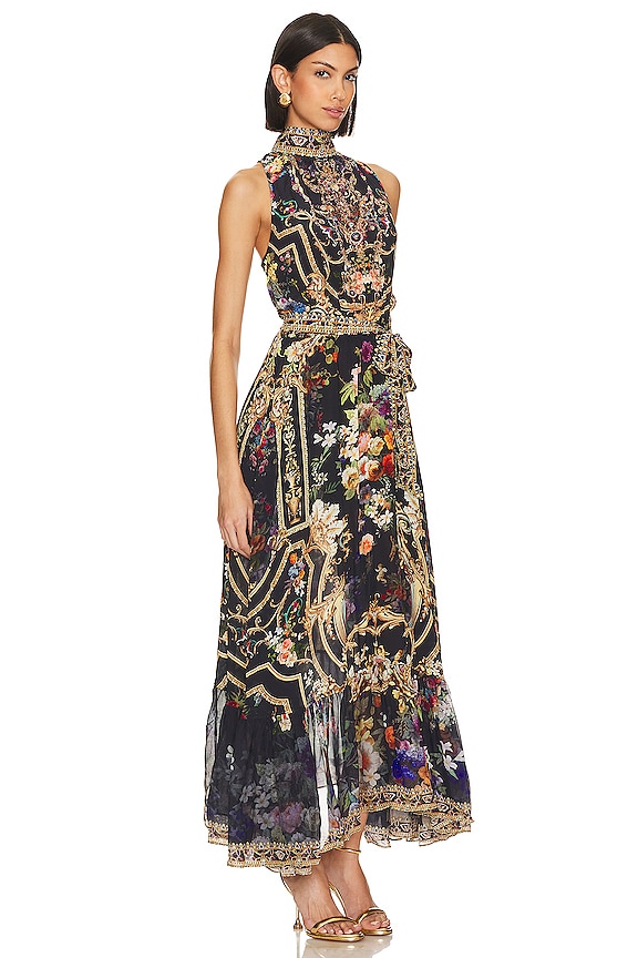 view 2 of 4 NECKTIE 미디 드레스 in PLAY YOUR CARDS RIGHT