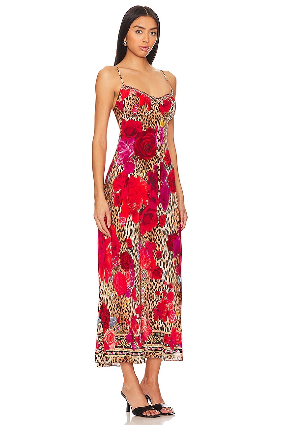 view 2 of 3 Bias Slip Dress in Heart Like A Wildflower