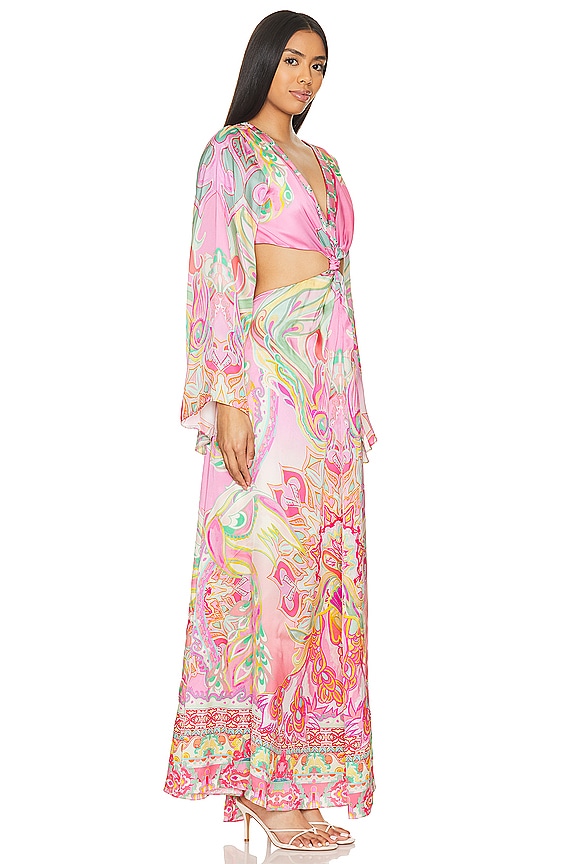 view 2 of 4 Cut Out Maxi Dress in Tea With Tuchinski