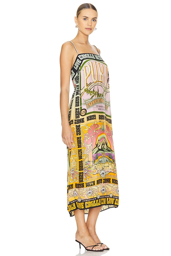 view 2 of 5 ミディ丈ドレス in Lets Chase Rainbows