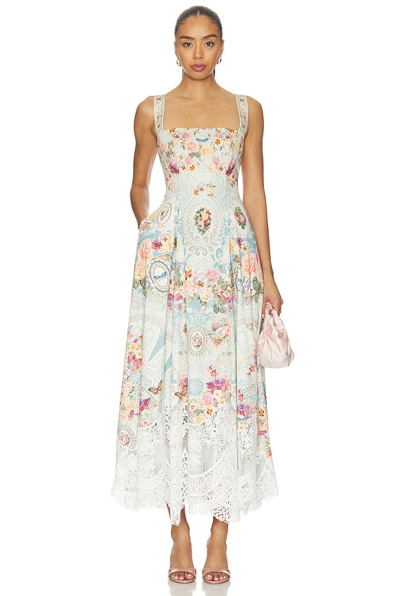 view 1 of 4 Long Fit And Flare Dress in A Taste For Lace