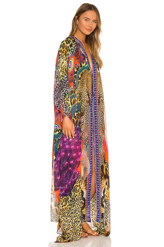 view 2 of 5 Oversized Robe in Xanadu Rising