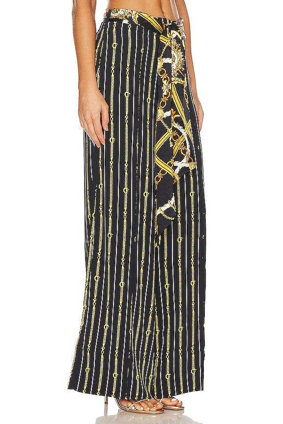 view 2 of 4 PANTALON JAMBES LARGES AVEC CEINTURE in Coast To Coast