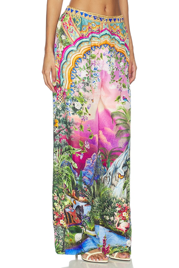 view 2 of 6 Button Front Lounge Pant in Turkish Delight