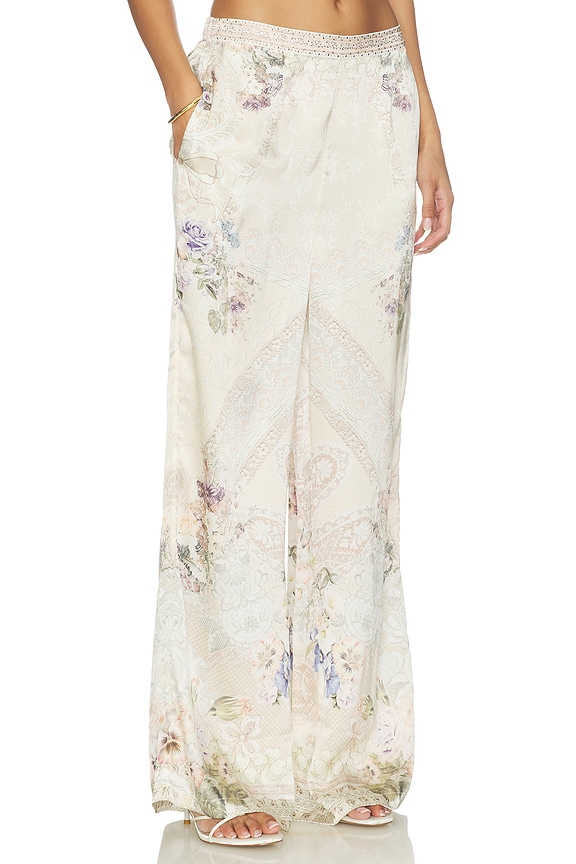view 2 of 6 Minimal Wide Leg Pant in Laced With Love