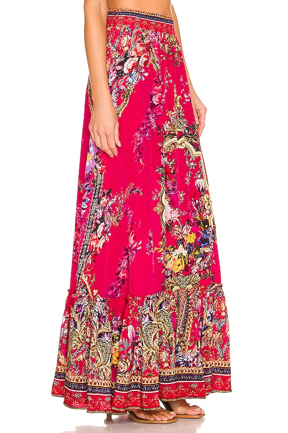 view 2 of 5 Ruffle Hem Skirt in Boheme Blooms