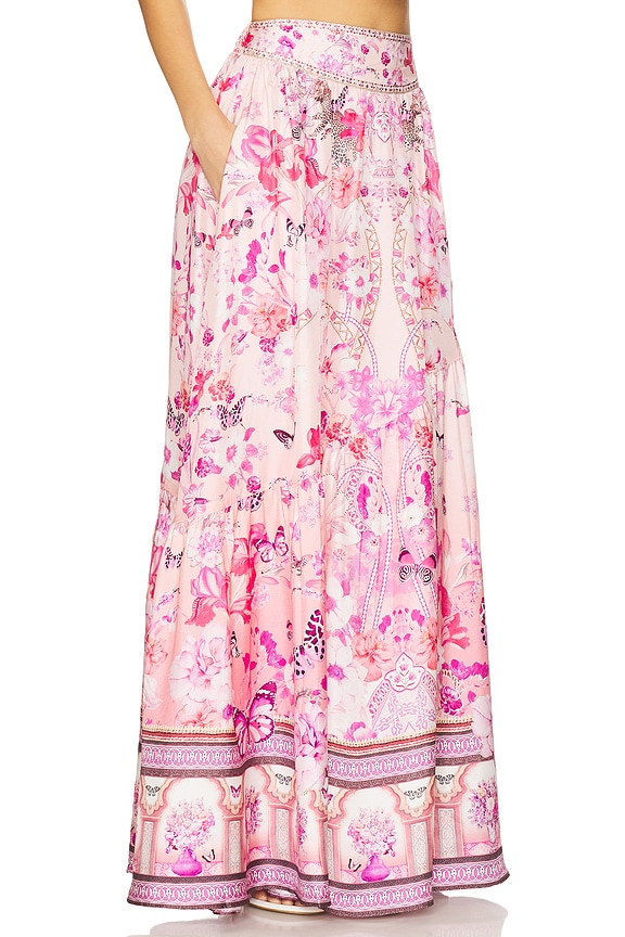 view 2 of 6 Skirt With Shaped Seam in Botanical Novella