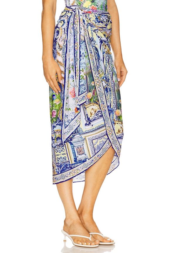 view 2 of 6 Long Eyelet Sarong in Wall To Wall Wonders