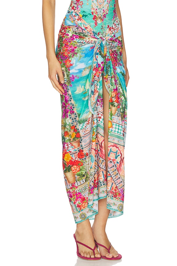 view 2 of 6 Multi Wear Long Sarong in Meet Me In Mallorca