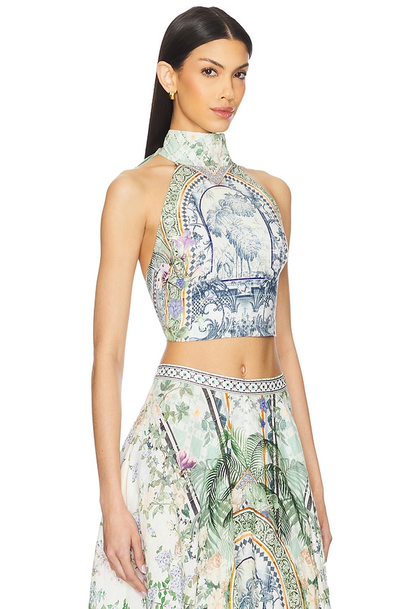 view 2 of 5 Halter Top in Jardim Party