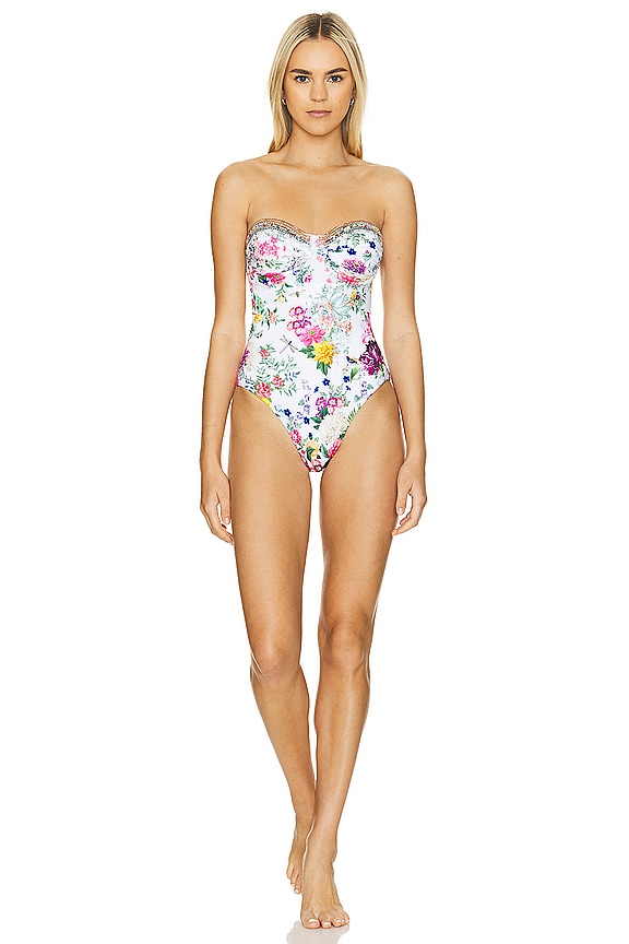 view 2 of 5 UNDERWIRE 원피스 in Plumes And Parterres