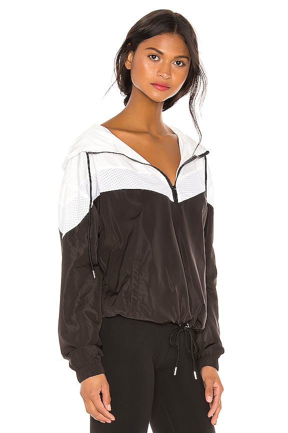 view 2 of 4 Val Windbreaker in Black & White Mesh
