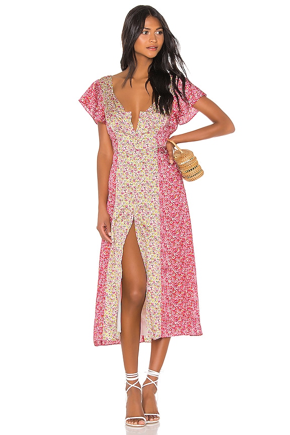 view 1 of 4 ROBE MI-LONGUE JESSICA in Multi