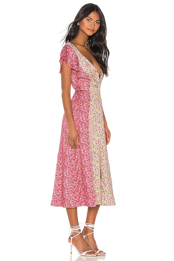 view 2 of 4 ROBE MI-LONGUE JESSICA in Multi