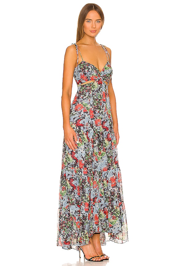 view 2 of 3 VESTIDO RIKI in Powder Blue Multi