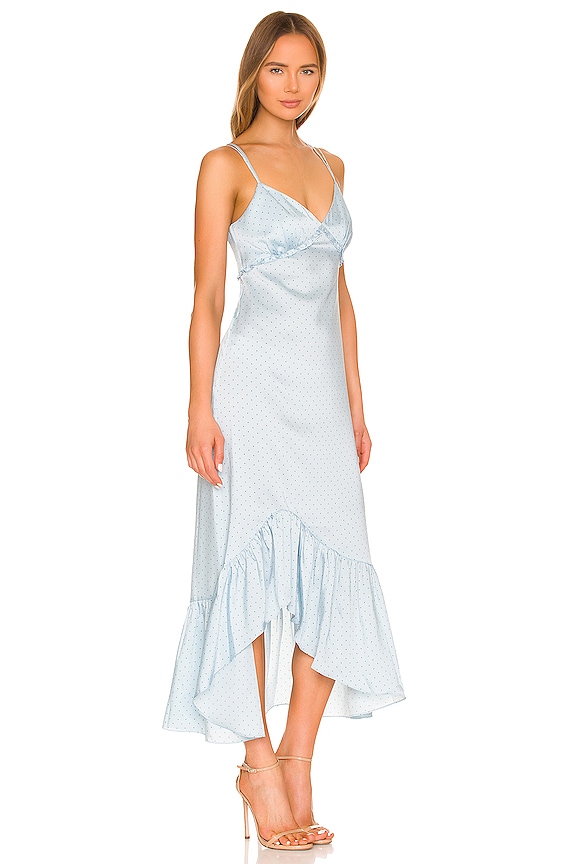 view 2 of 3 Lizzia Dress in Powder Blue & Hemp