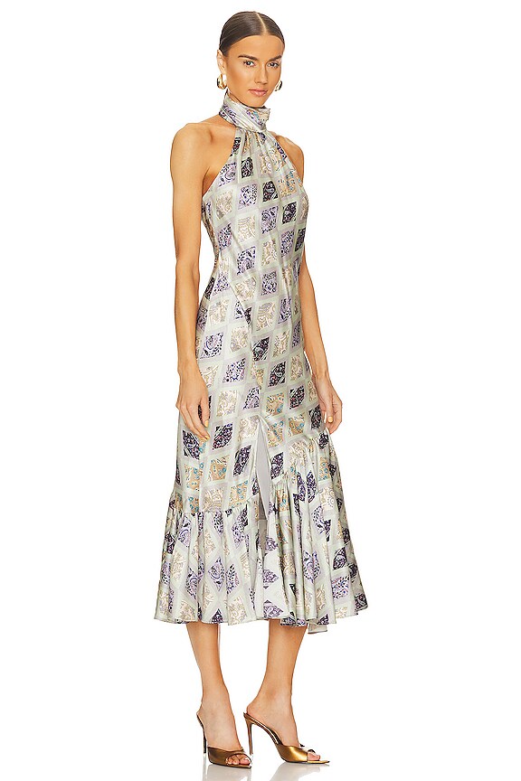 view 2 of 3 Diamond Sea Melissa Dress in Celadon Multi