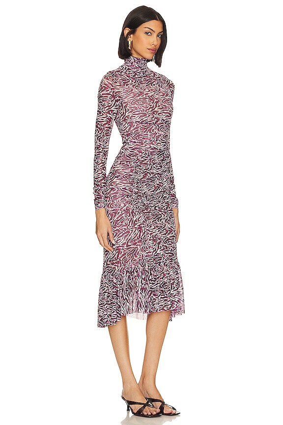 view 2 of 3 ROBE LAYLA in Dark Plum Multi