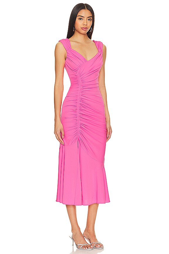 view 2 of 3 VESTIDO JULIETA in Electric Pink
