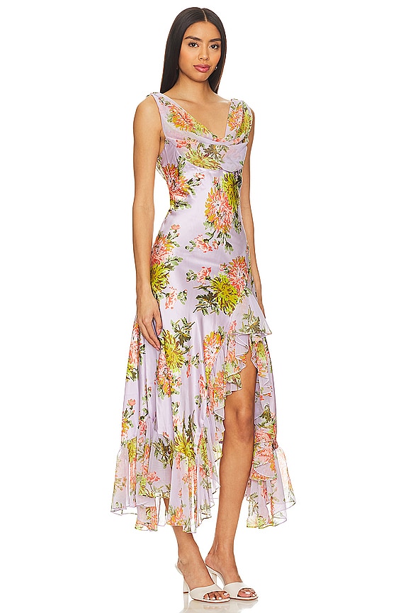 view 2 of 3 ROBE CHRYSANTHEMUM RAY in Lilac Multi