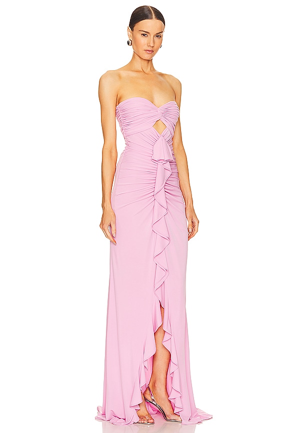 view 2 of 3 Jenna Gown in Carnation