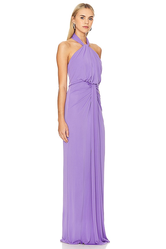 view 2 of 3 Kaily Gown in Plum Burst