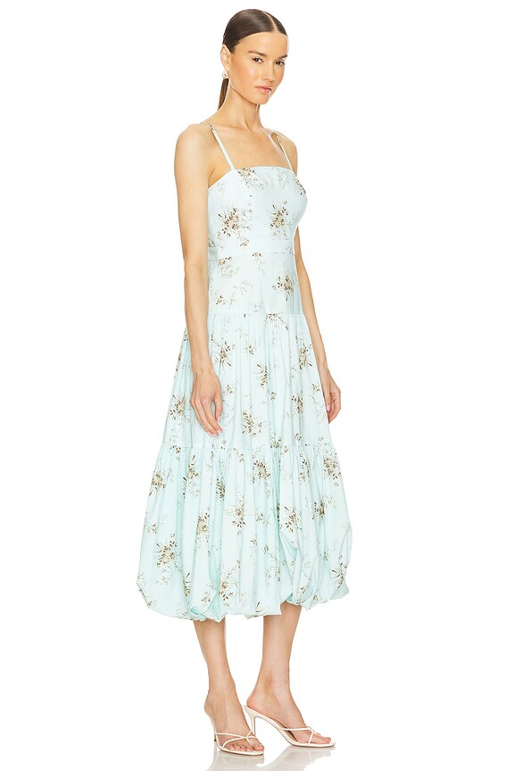 view 2 of 3 VESTIDO MIDI AMELIE in Glacial Blue Multi