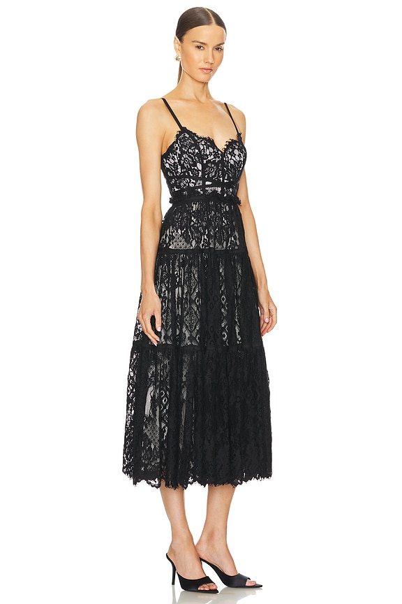 view 2 of 3 ROBE LANA in Black & Ivory