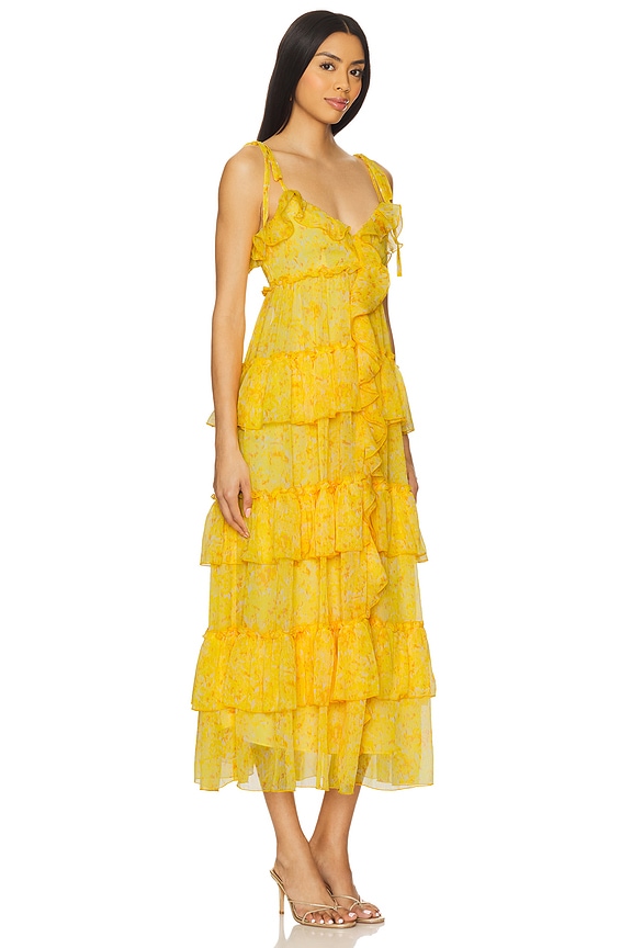 view 2 of 3 VESTIDO MIDI FADRID in Mango Sorbet Multi