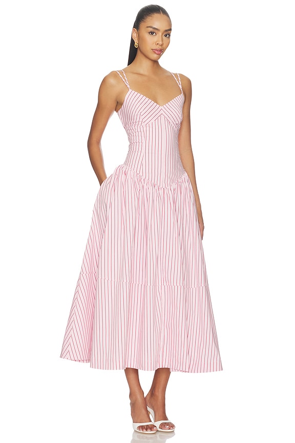 view 2 of 4 VESTIDO ROSE in Cotton Candy & Crimson