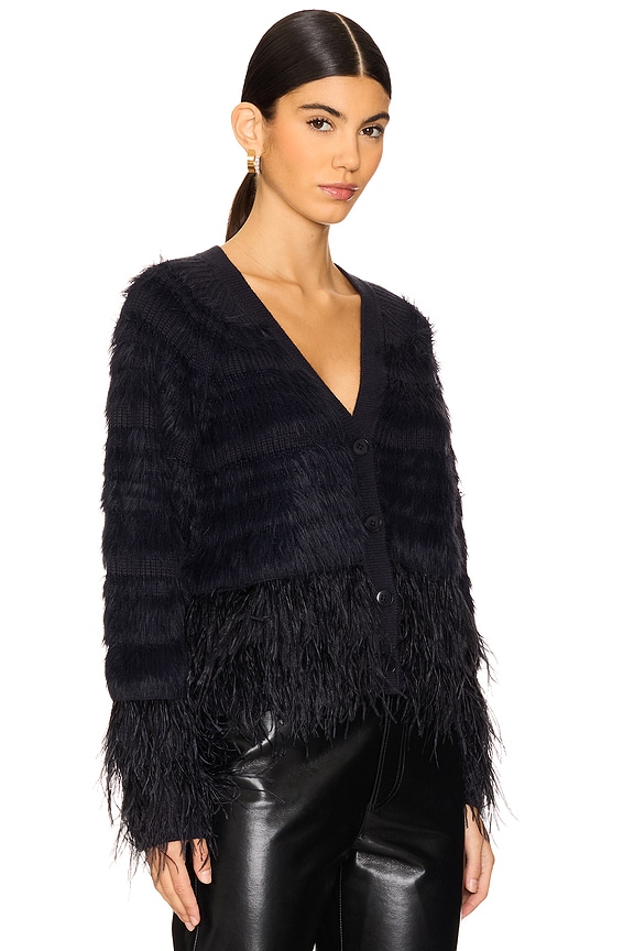 view 2 of 5 GILET VIDA FEATHER in Navy