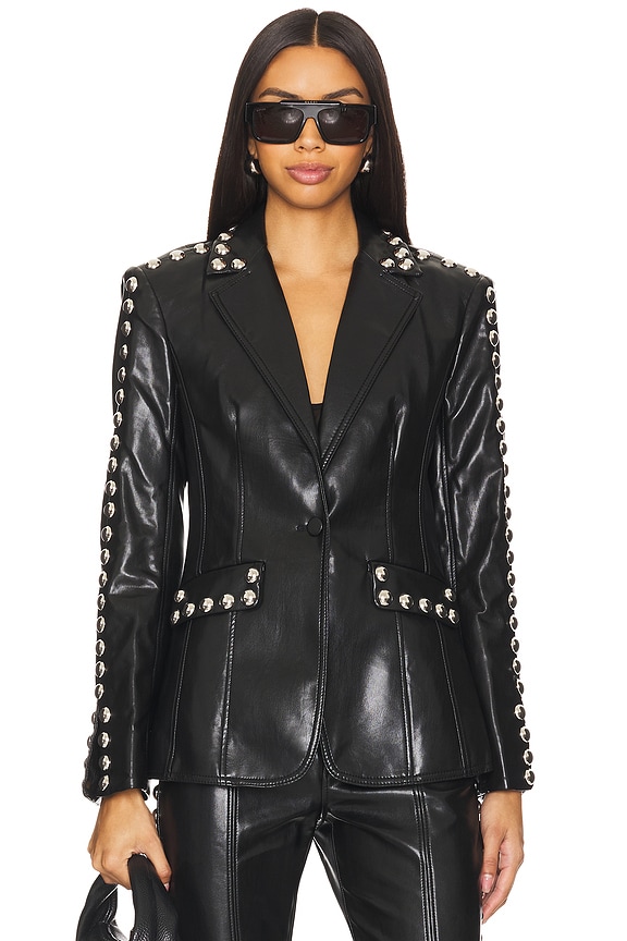view 2 of 5 STUDDED MILLY 자켓 in Black
