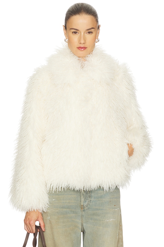 view 2 of 5 Geraldine Coat in Ivory