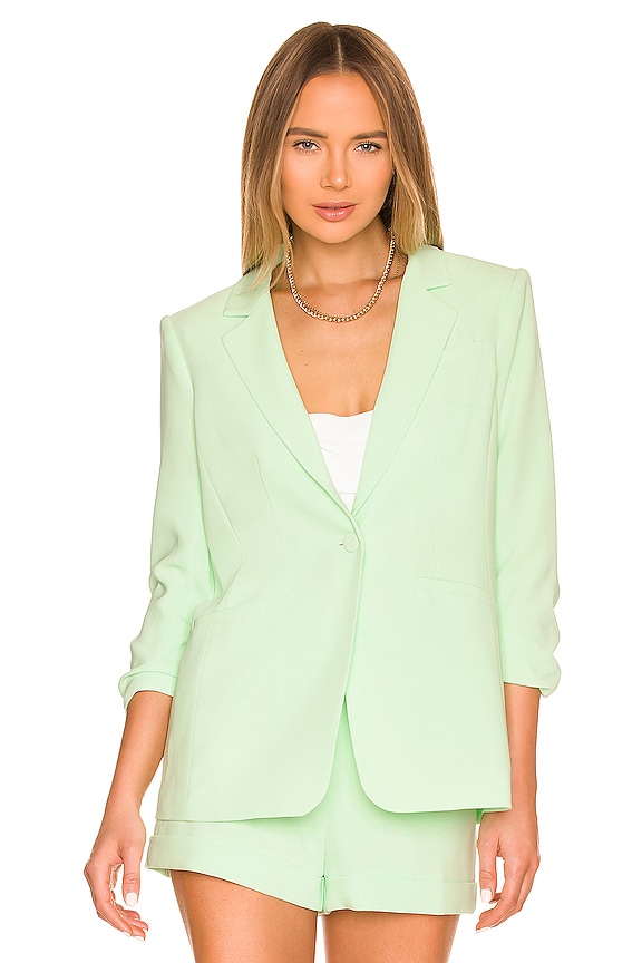 view 2 of 5 Crepe Khloe Blazer in Mint