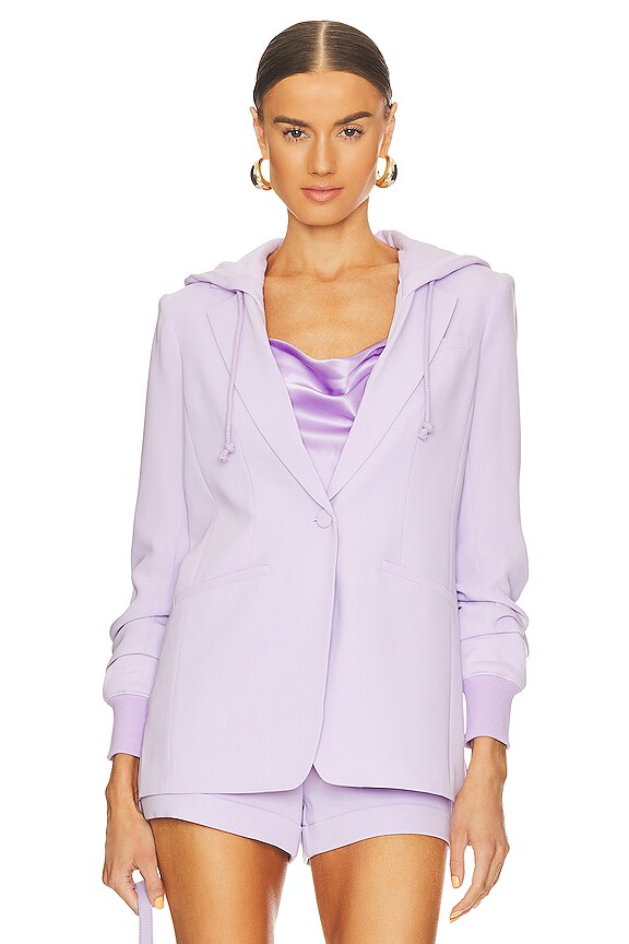 view 2 of 5 Hooded Khloe Jacket in Lilac Wine