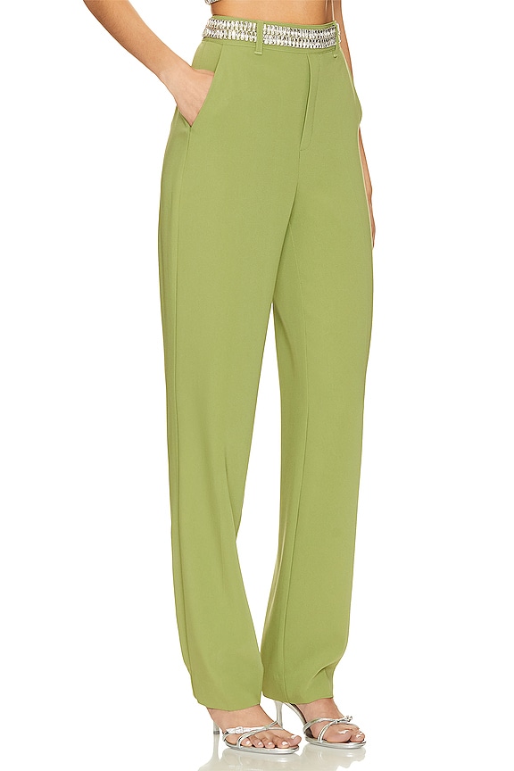 view 2 of 5 Embellished Collins Pant in Moss