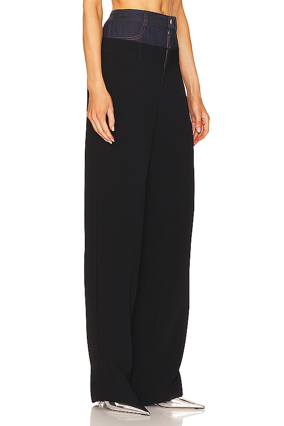 view 2 of 4 Dionne Pant in Black & Indigo