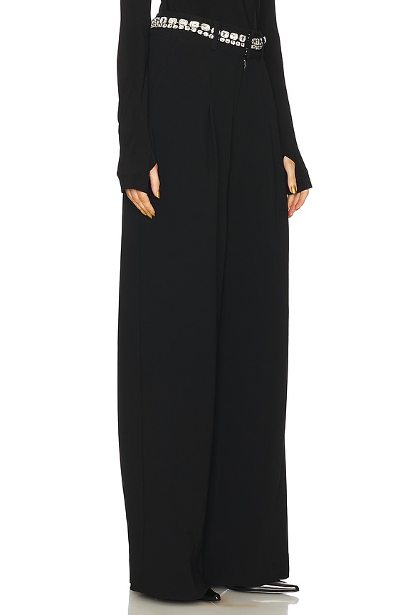 view 2 of 6 PANTALÓN RHINESTONE CHAIN GENNA in Black