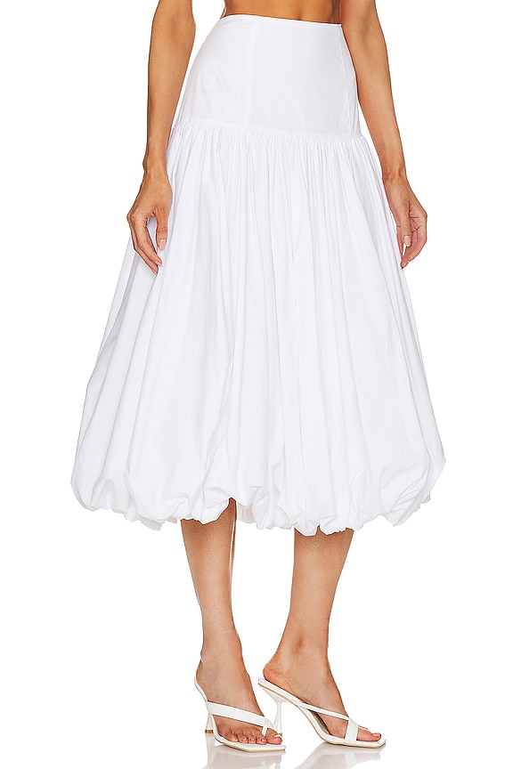 view 2 of 4 Midi Ellah Skirt in White