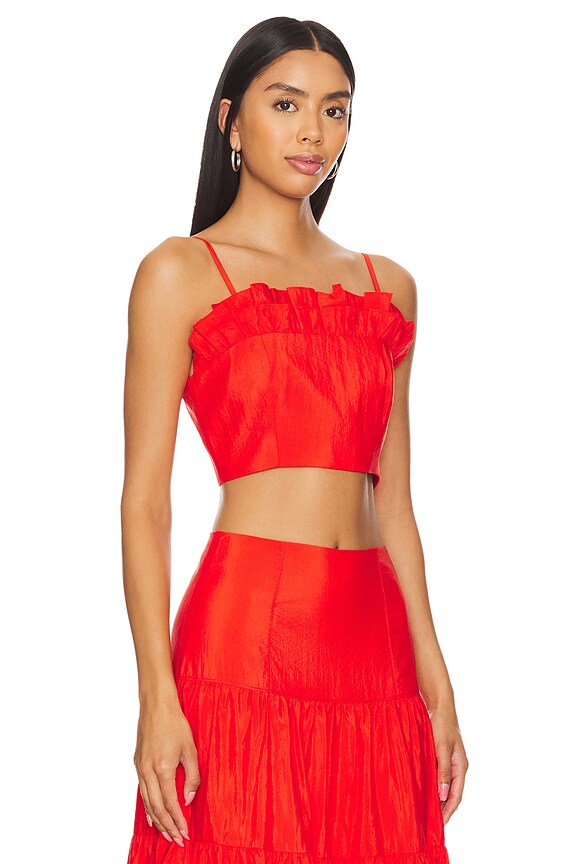 view 2 of 4 Pyper Top in Deep Tangelo