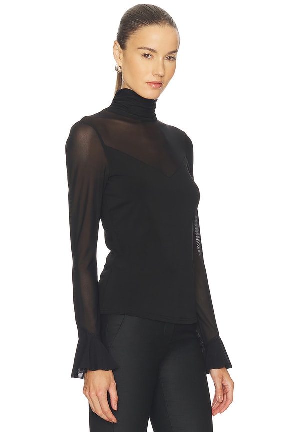 view 2 of 4 Super Stretch Lucy Top in Black